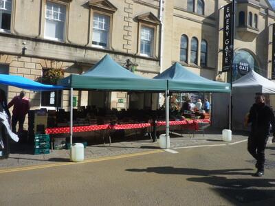 Friday Market in High Street, Catley Chilled Foods