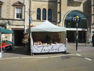 Friday Market in High Street, Taylors of Bruton